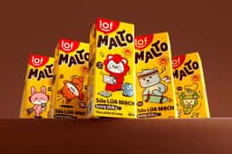 Brand identity and packaging for a Vietnamese teen milk brand  - thumbnail 2