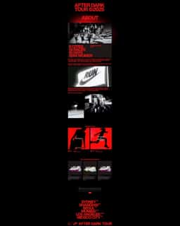 Global Web Experience for Nike After Dark Tour - thumbnail 2