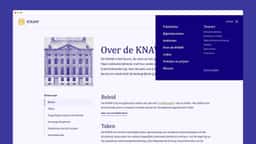 Website Redesign for the Royal Dutch Academy of Sciences - thumbnail 4