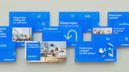 Brand Identity and Design System for Samolet Real Estate Developer - thumbnail 3