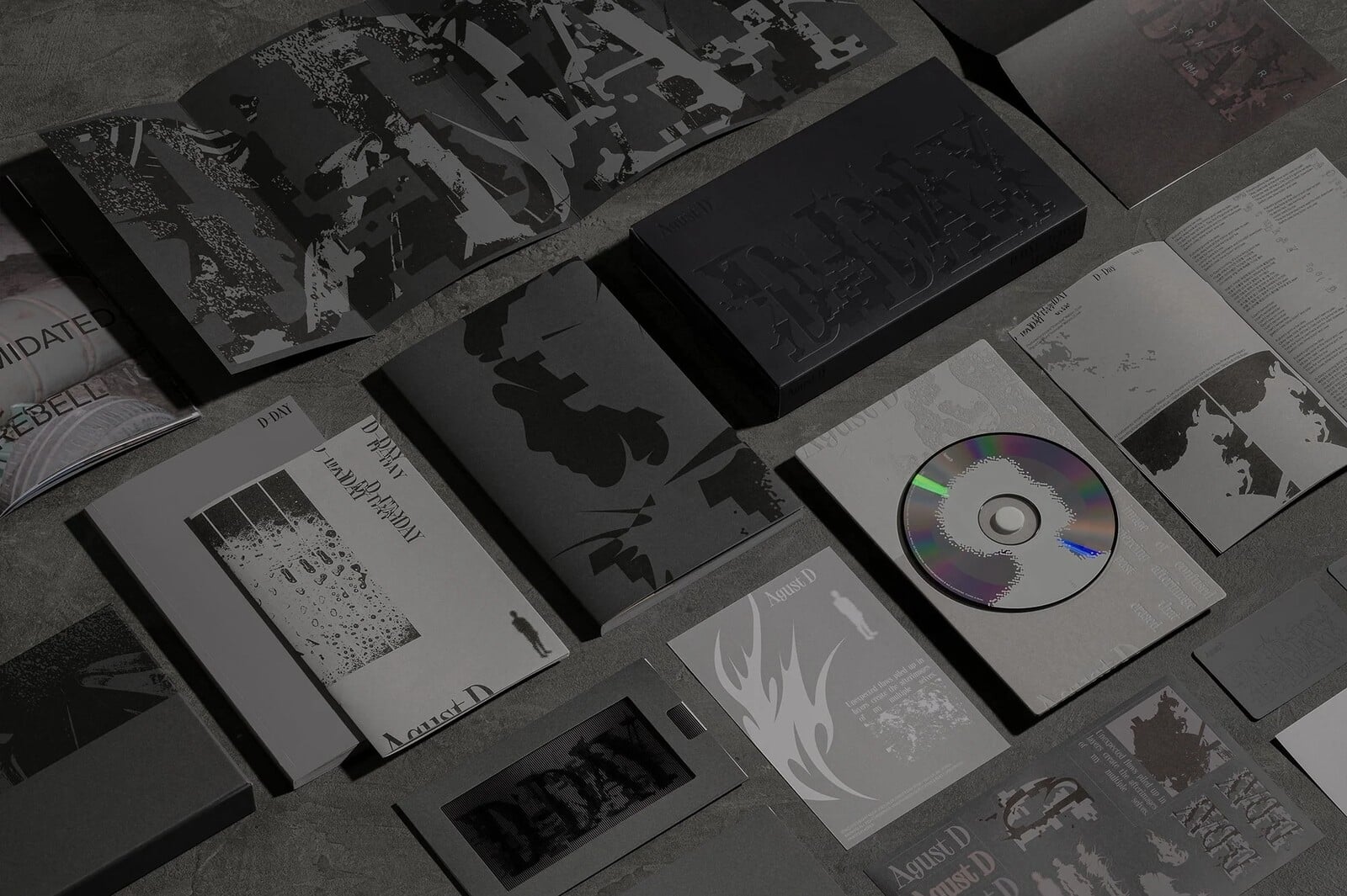 Graphic Identity for Agust D's D-DAY Album - thumbnail 4