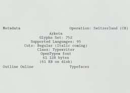Typeface Design for Arketa - thumbnail 2