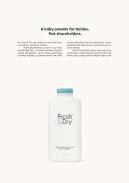 Print Advertising Campaign for Fresh & Dry Baby Powder - thumbnail 2