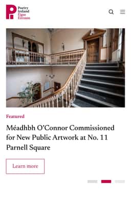 Web Design and Development for Poetry Ireland - thumbnail 4