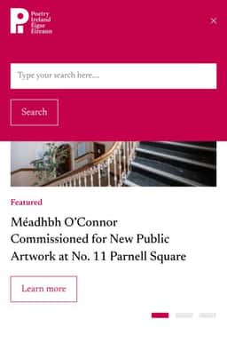 Web Design and Development for Poetry Ireland - thumbnail 5