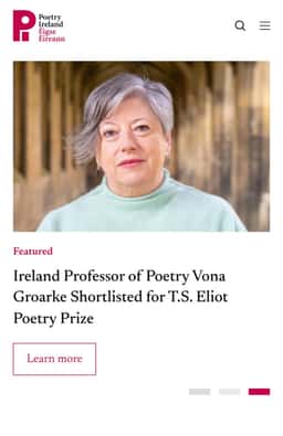 Web Design and Development for Poetry Ireland - thumbnail 6