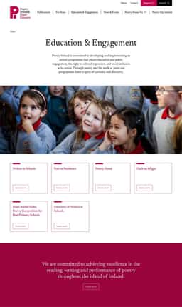 Web Design and Development for Poetry Ireland - thumbnail 9