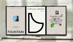 Brand Identity and Website for Fountain Crypto Art Brokerage - thumbnail 3
