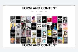 Visual Identity and Website for Form & Content - thumbnail 4