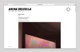 Visual Identity and Website for Artist Anina Brisolla - thumbnail 3