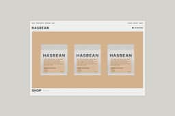 Brand Identity and Packaging for Specialty Coffee Roaster Hasbean - thumbnail 9