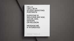Editorial Design for Terry Tsiolis’ Open Studio Portrait Collection - thumbnail 2