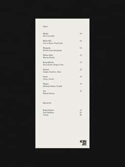 Brand Identity for Kinjo Omakase Restaurant - thumbnail 8