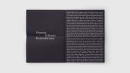 Exhibition Identity for Promise, Witness, Remembrance - thumbnail 3