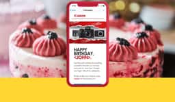 Birthday Email Campaign for Canon - thumbnail 2