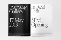 Visual Identity for Everyday Gallery - thumbnail 9
