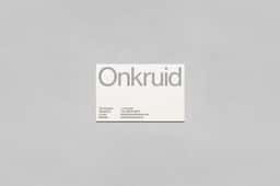 Brand Identity for Onkruid - thumbnail 5