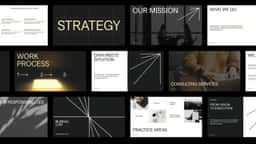 Brand identity and pitch templates for a consulting bureau - thumbnail 9