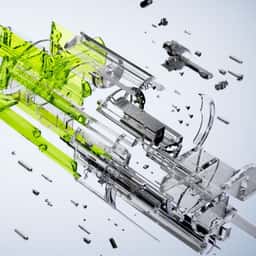3D Visuals for Hublot Yellow Neon Saxem - thumbnail 7
