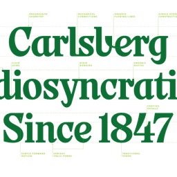 Custom Typeface Design for Carlsberg - thumbnail 1