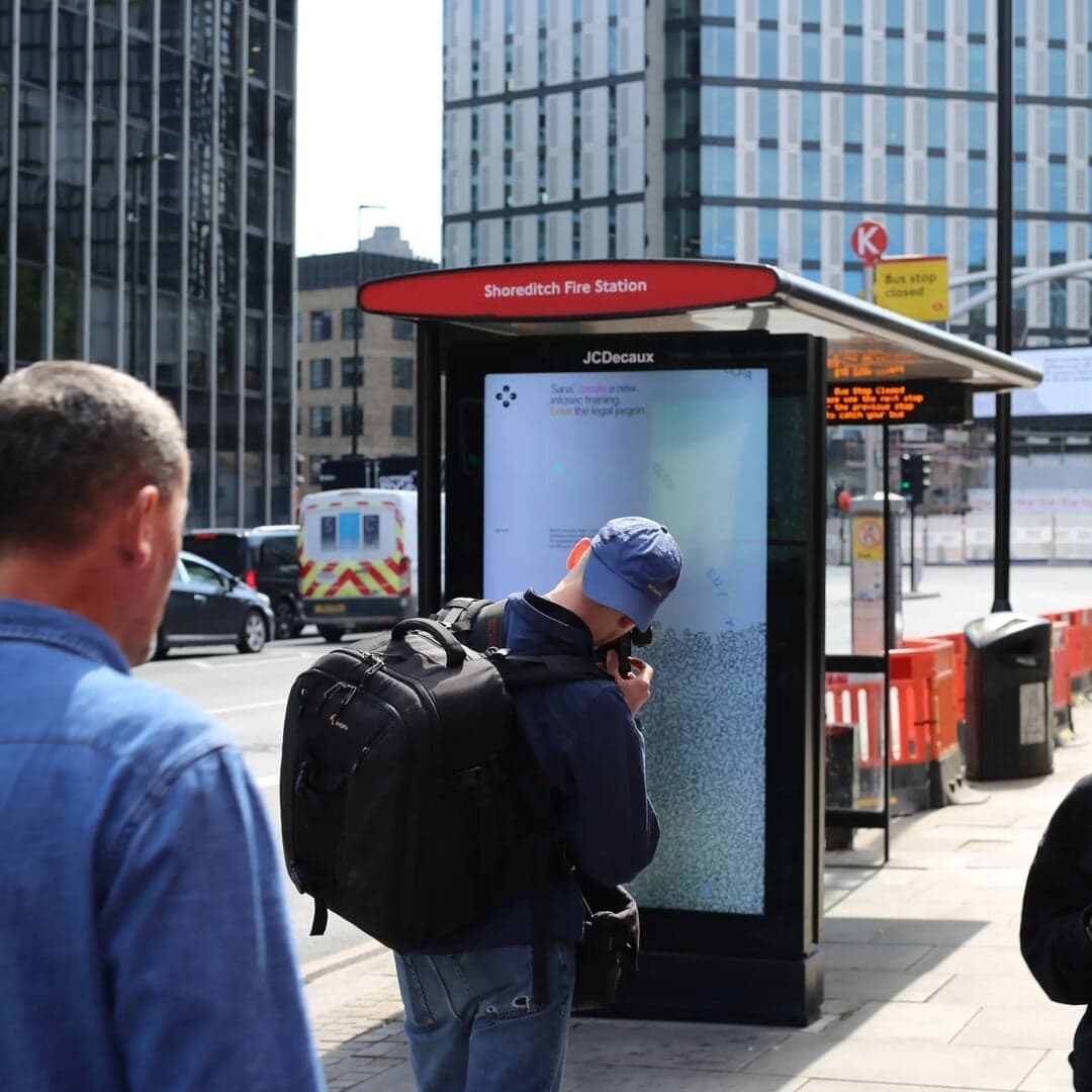 Outdoor Campaign For Sana London Launch
