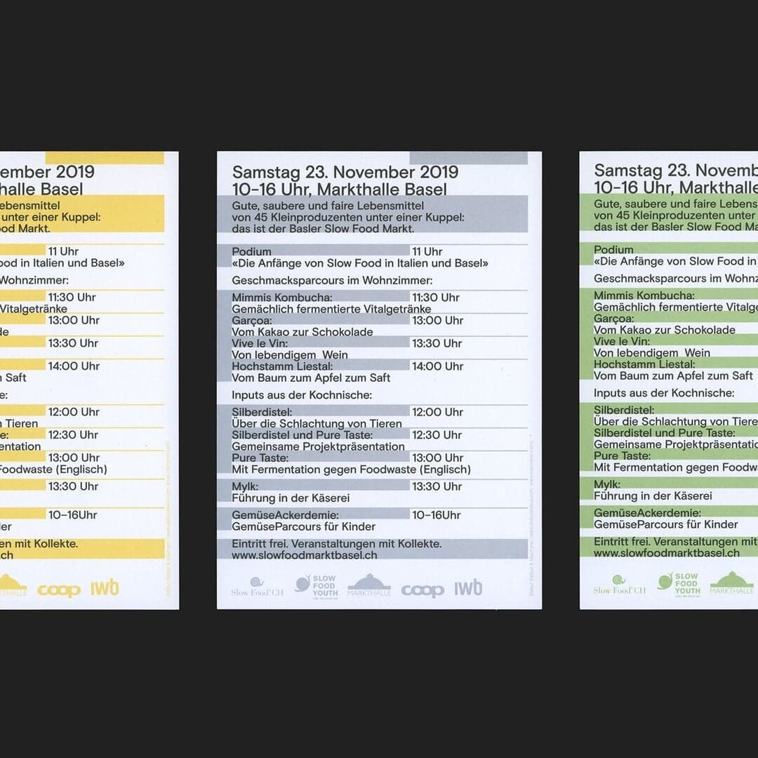 Visual Identity For Slow Food Def