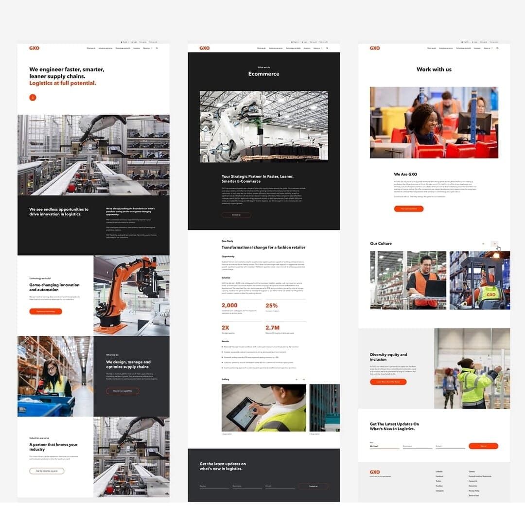 Brand Identity And Naming For Gxo Logistics Spin-off