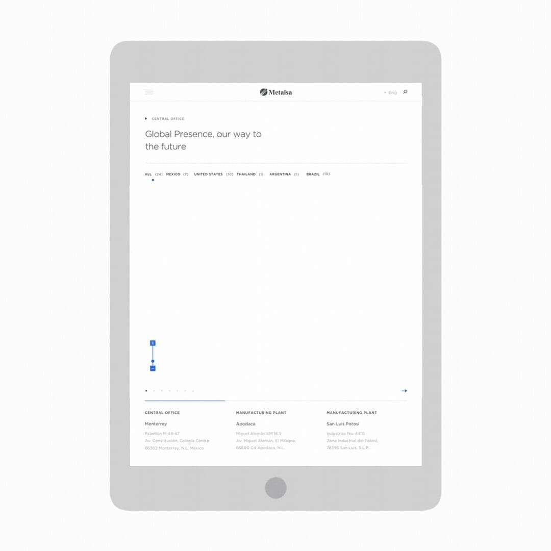 Website Design For Automotive Manufacturer Metalsa
