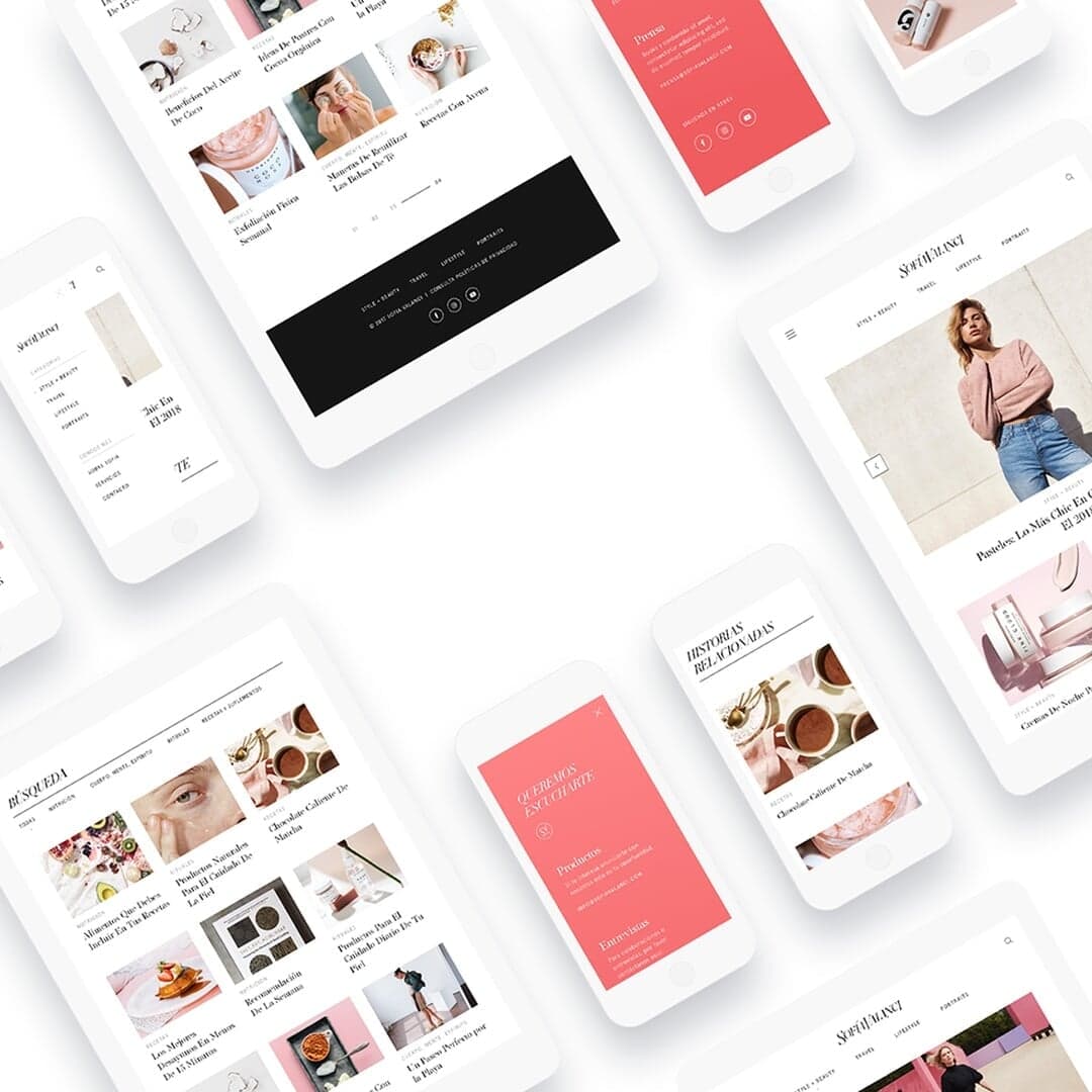 Website Design And Development For Sofia Valanci Blog