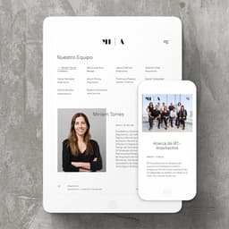 Brand Identity And Website Redesign For Mt Arquitectos cover image