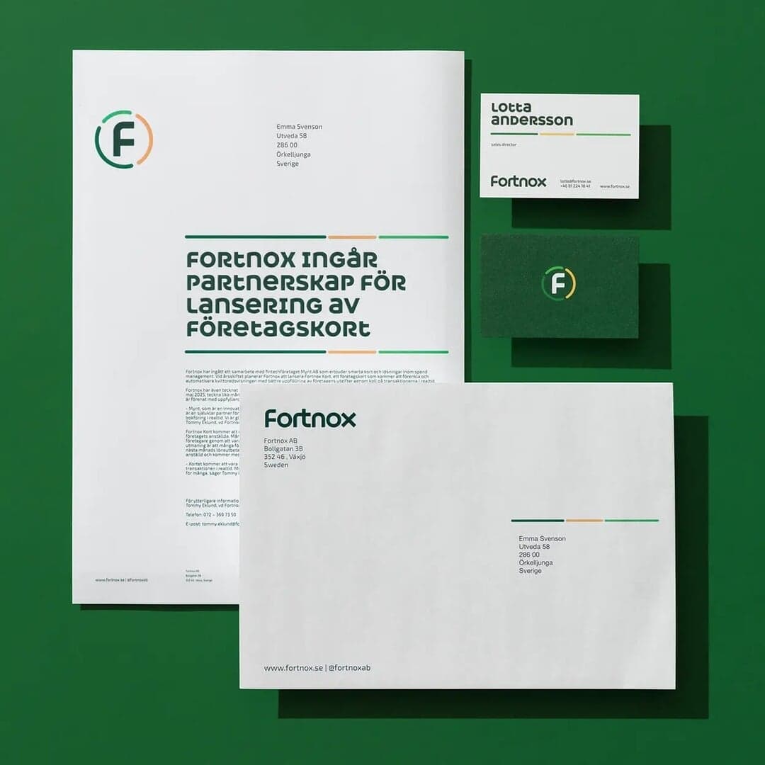 Rebrand And Visual Identity For Fortnox