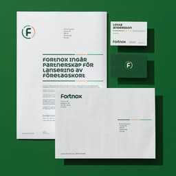 Rebrand And Visual Identity For Fortnox cover image