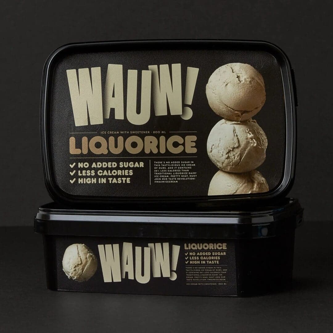 Naming And Packaging Design For Wauw Ice Cream