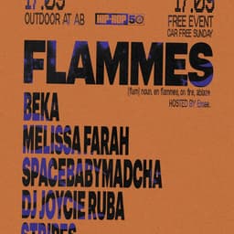 Campaign Visual Identity For Flammes Music Event cover image