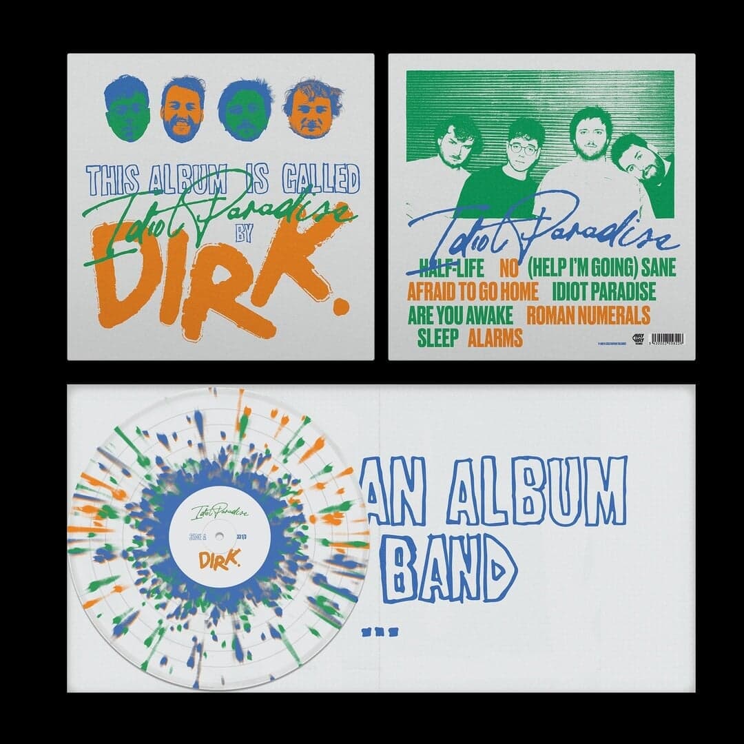 Album Art And Packaging For Belgian Indie-rock Band Dirk
