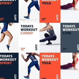 Brand Identity For Sats Fitness Chain cover image
