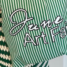 Custom Typeface For June Art Fair 2022 cover image