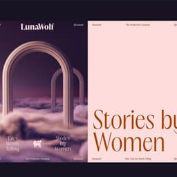 Brand Identity For Lunawolf Production Company cover image