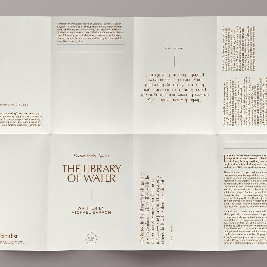 Digital And Print Experience For Aesop’s The Fabulist