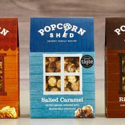 Brand Identity And Packaging For Popcorn Shed cover image