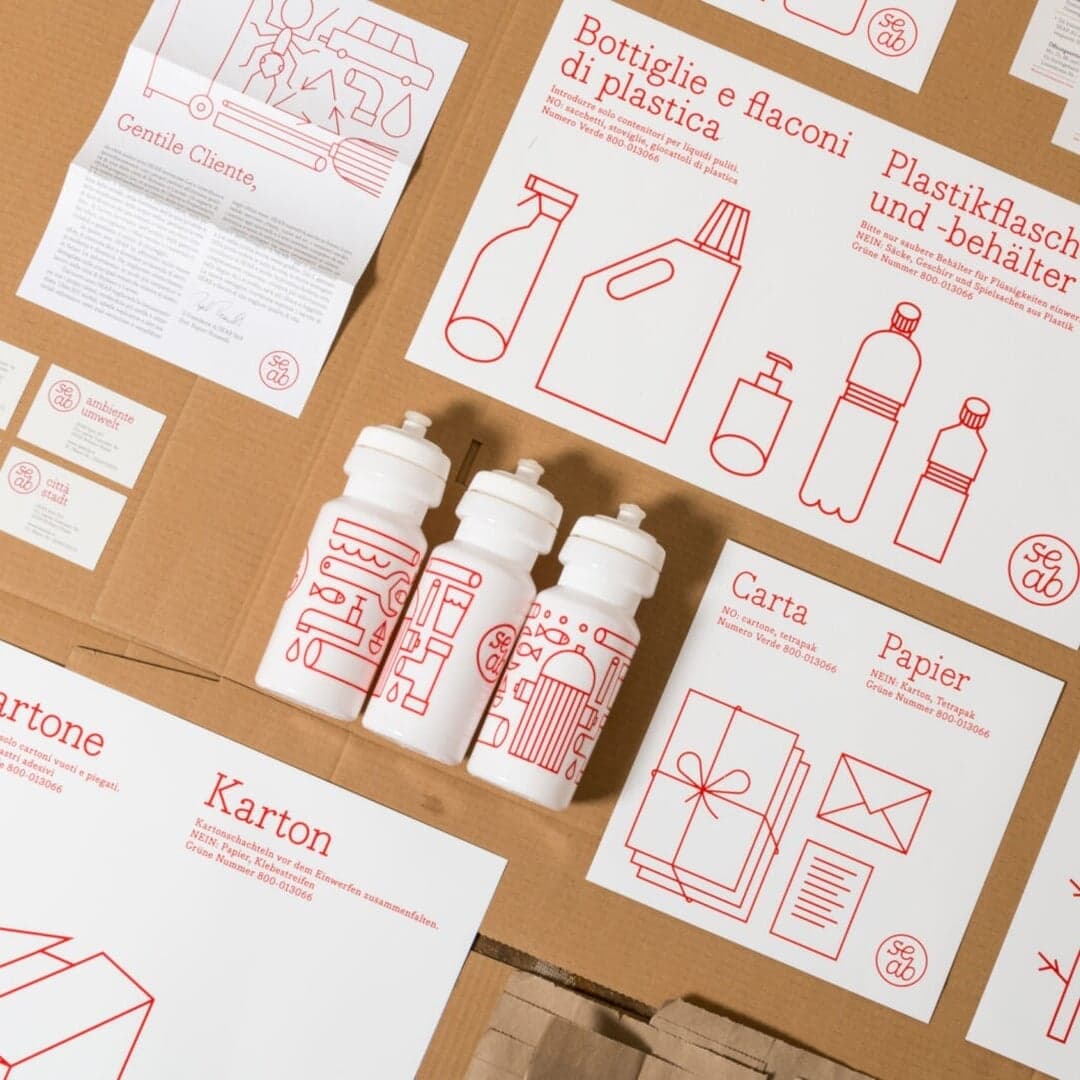 Pictogram System And Corporate Design For Seab