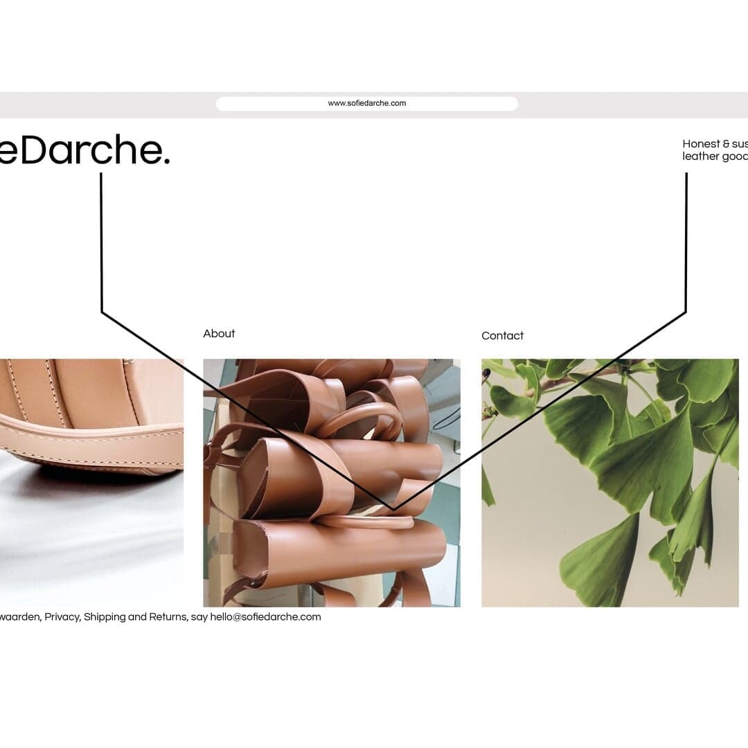 Brand Identity For A Sustainable Handbag Designer