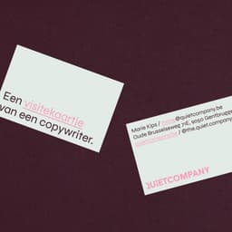 Brand Identity And Website Design For Quiet Company cover image