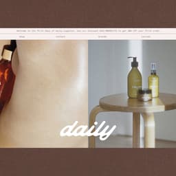 Brand Identity And Website Design For Daily Online Store cover image