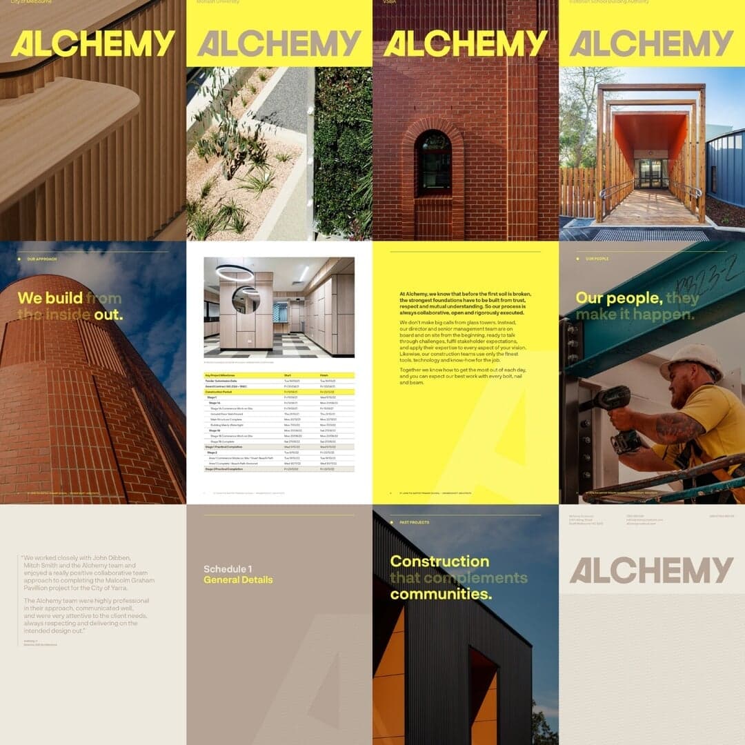 Brand Identity And Website Design For Alchemy Construct