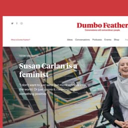 Website Redesign For Dumbo Feather Magazine cover image