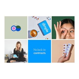 Brand Identity And Packaging For Dimple Contact Lens Subscription cover image