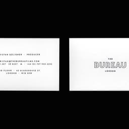 Brand Identity For The Bureau Film Production Company cover image