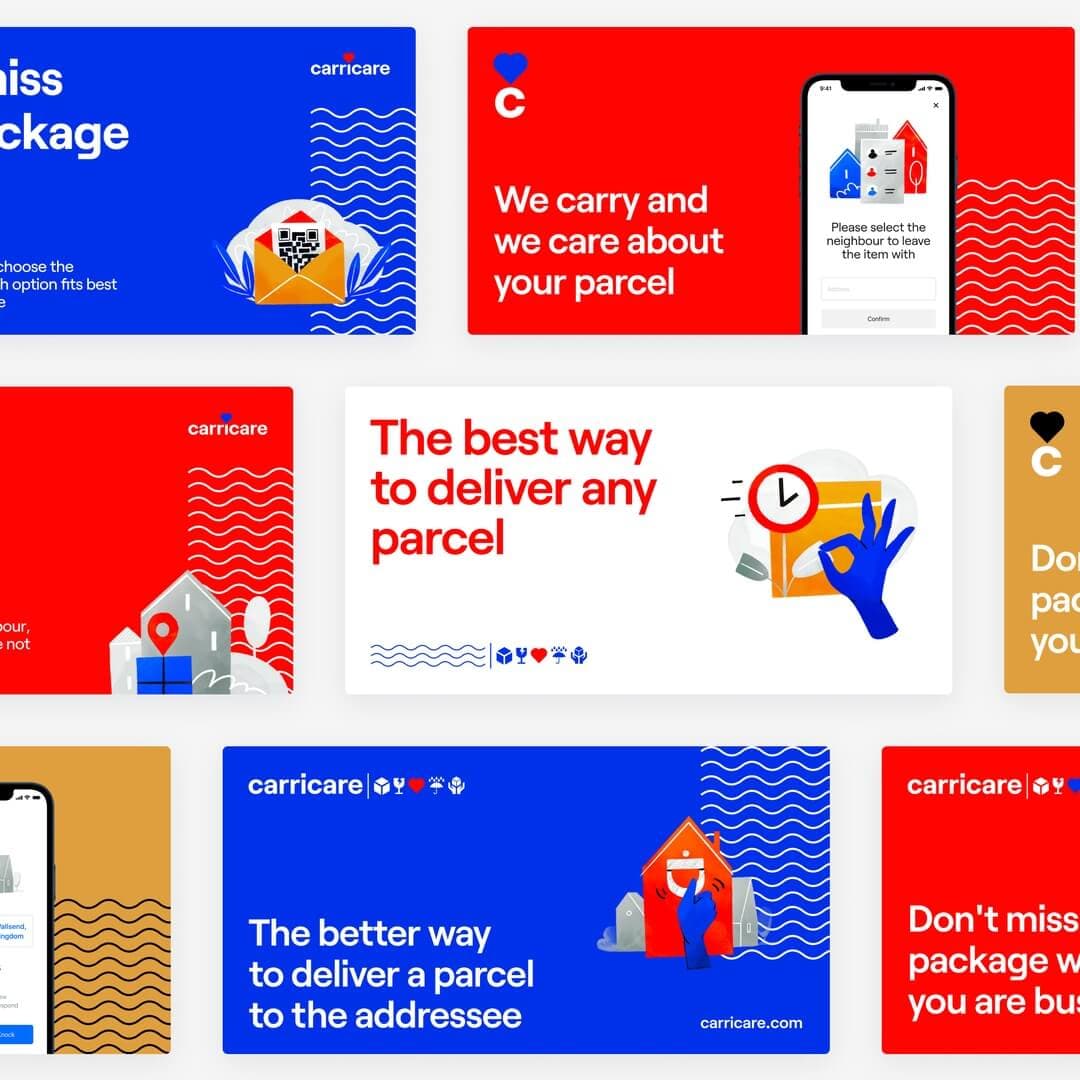 Brand Identity For Carricare Delivery Platform