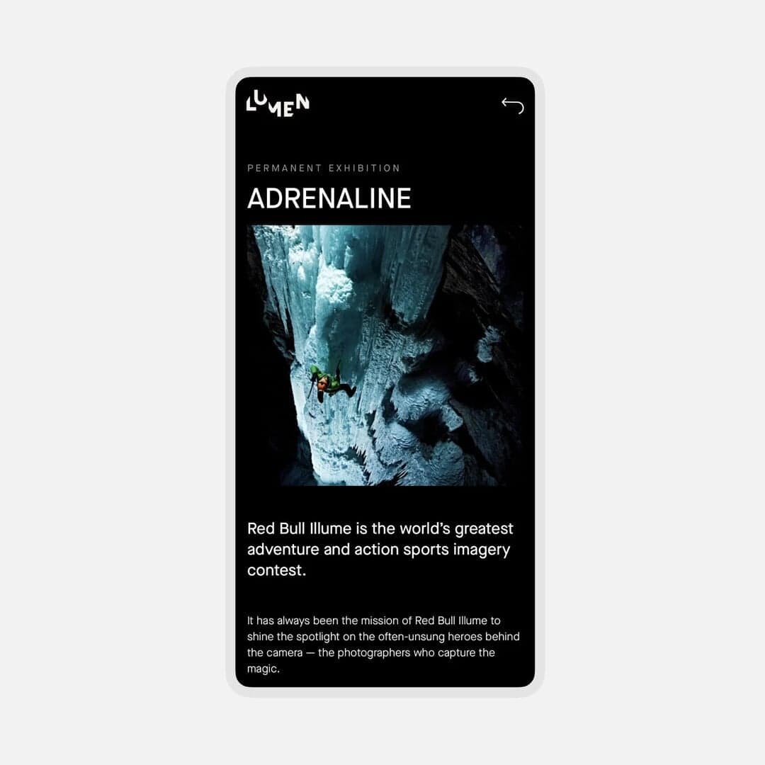 Website Design For Lumen Museum Of Mountain Photography